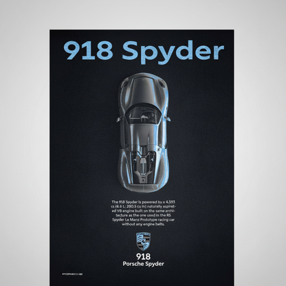 Vintage sports car poster, square format